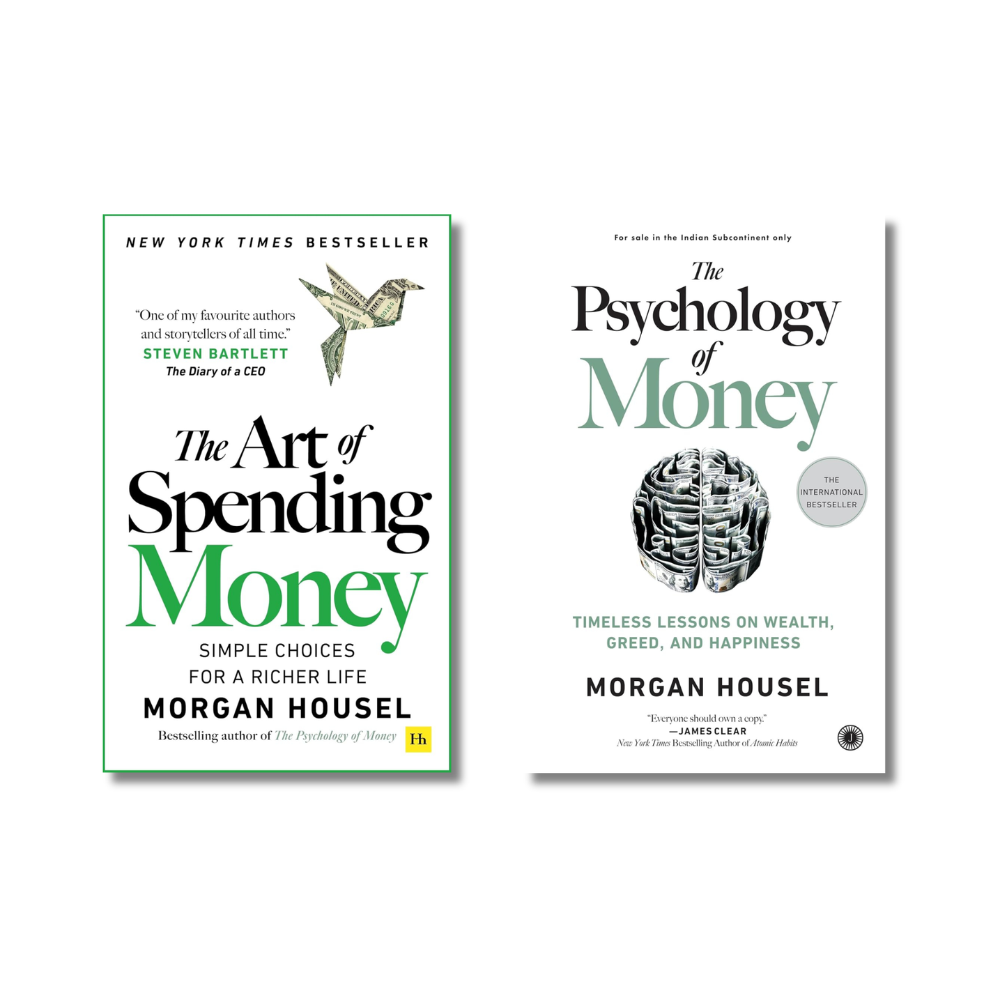 (Combo 2 Books) The Art of Spending Money + The Psychology of Money