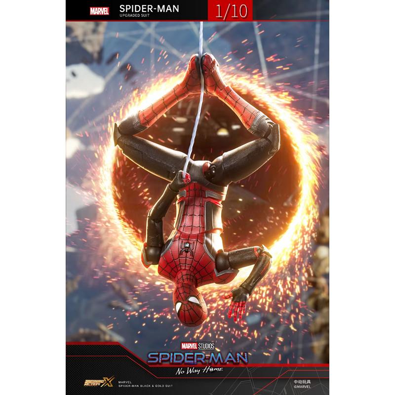 Spider-Man Upgraded Suit ZD Toys Action Figure – 1/10 Scale Marvel Collectible (No Way Home)