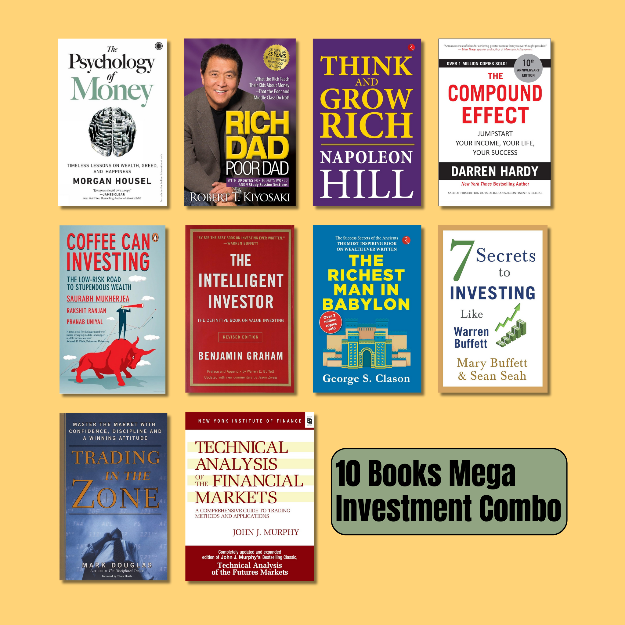 Combo] Mega Investment Set of 10 Books (Paperback) - Gyaanstore