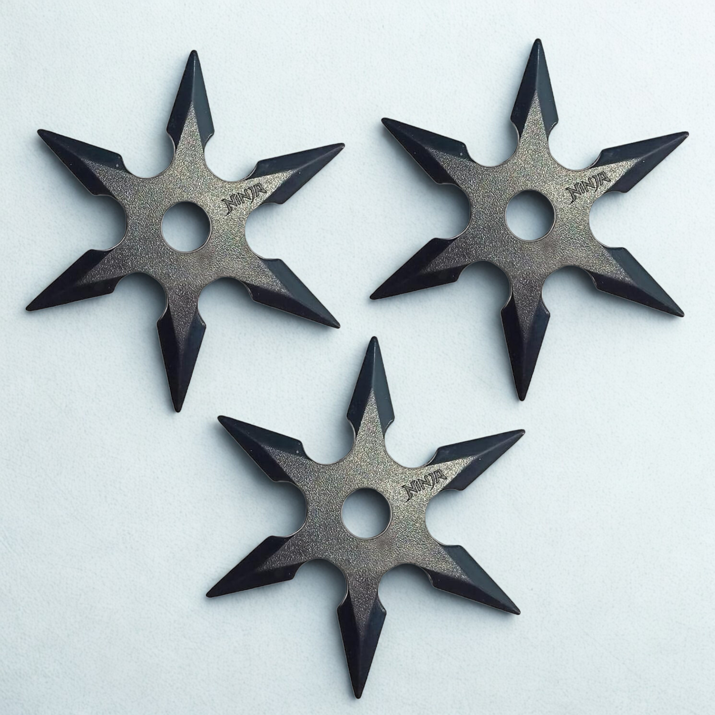 Plastic Ninja Star Set – Pack of 3 Pieces