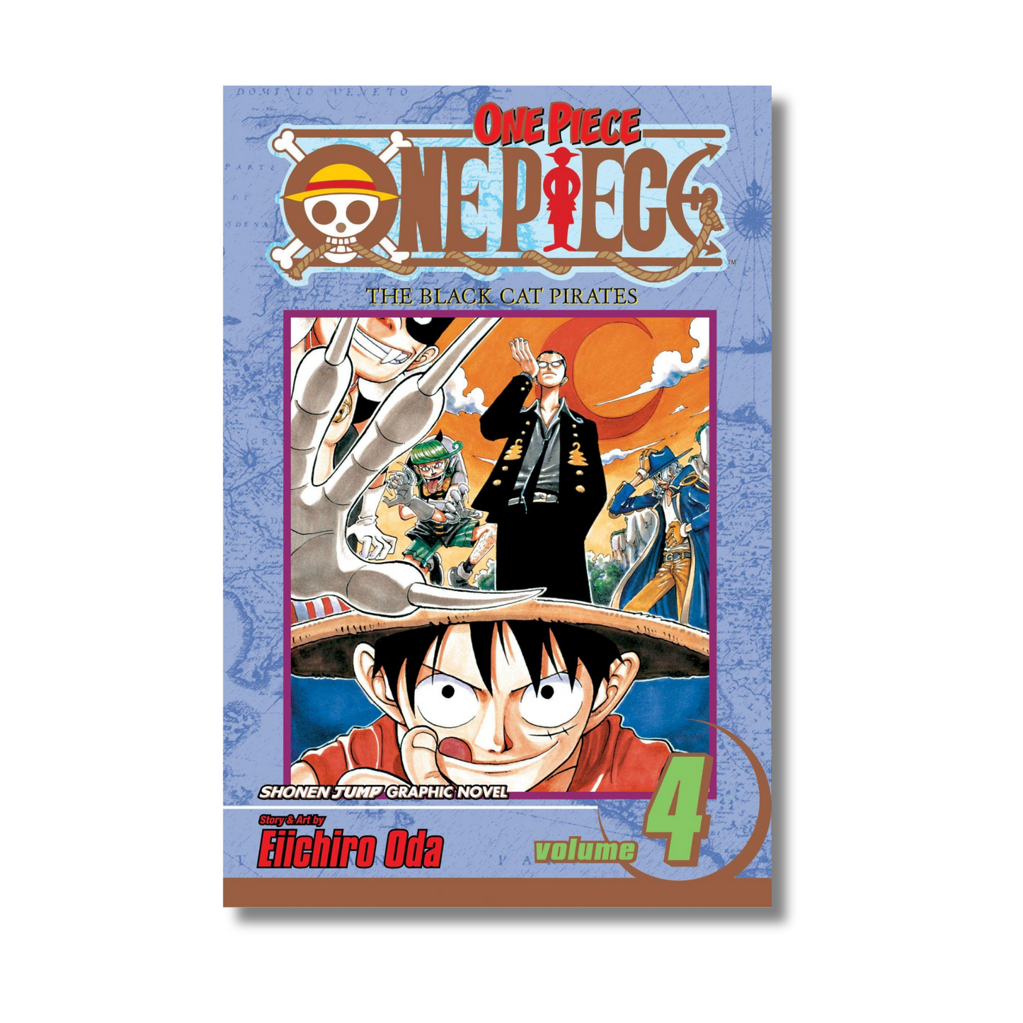 One Piece Manga Vol 4 manga cover