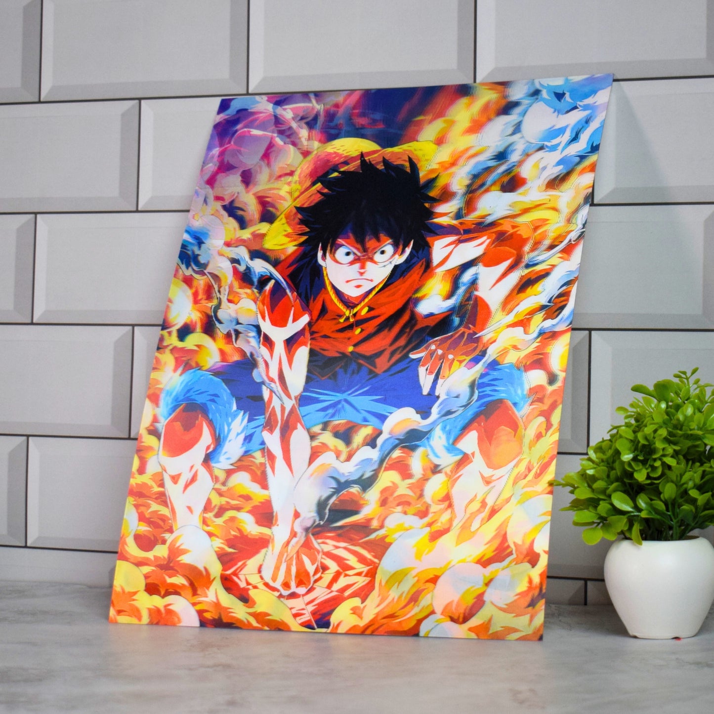 Luffy Gear Fourth (Boundman) – 3D Lenticular A3 Poster