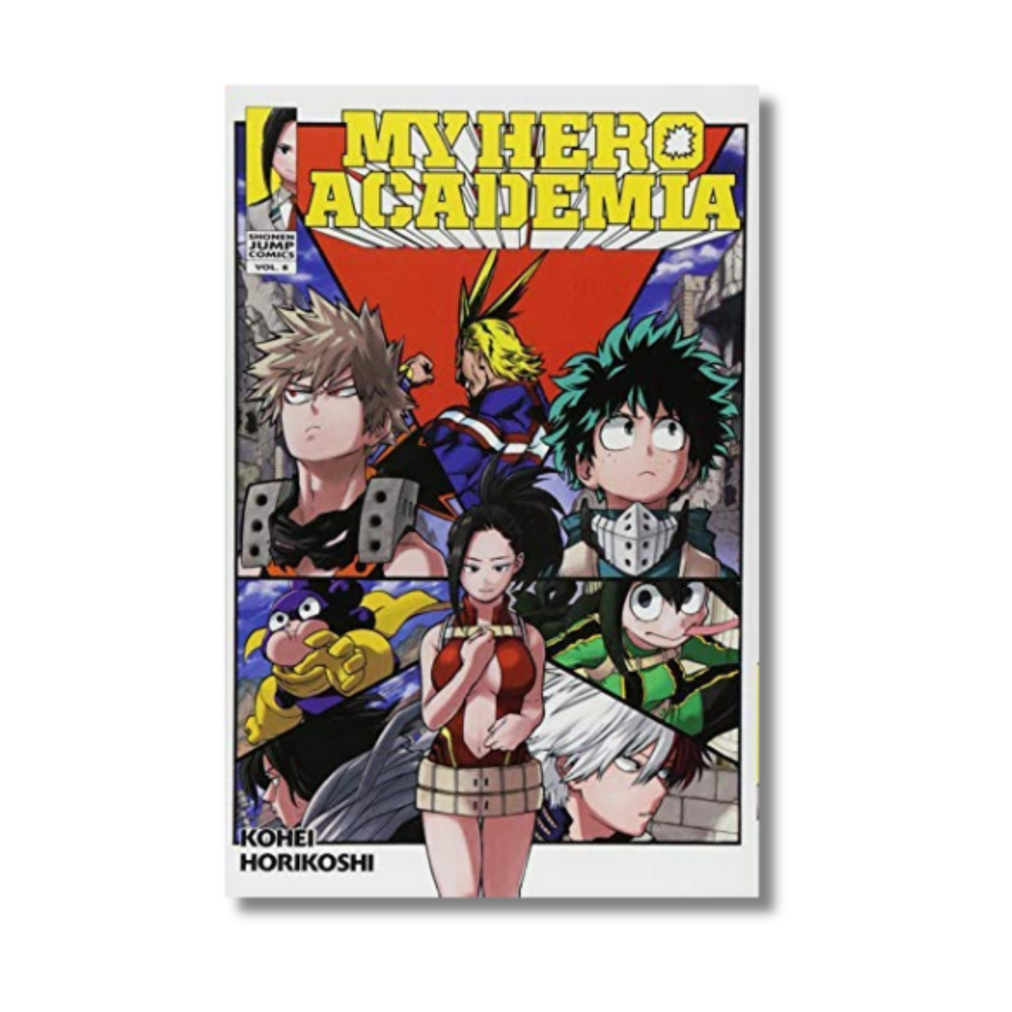 My Hero Academia Vol 8 manga cover