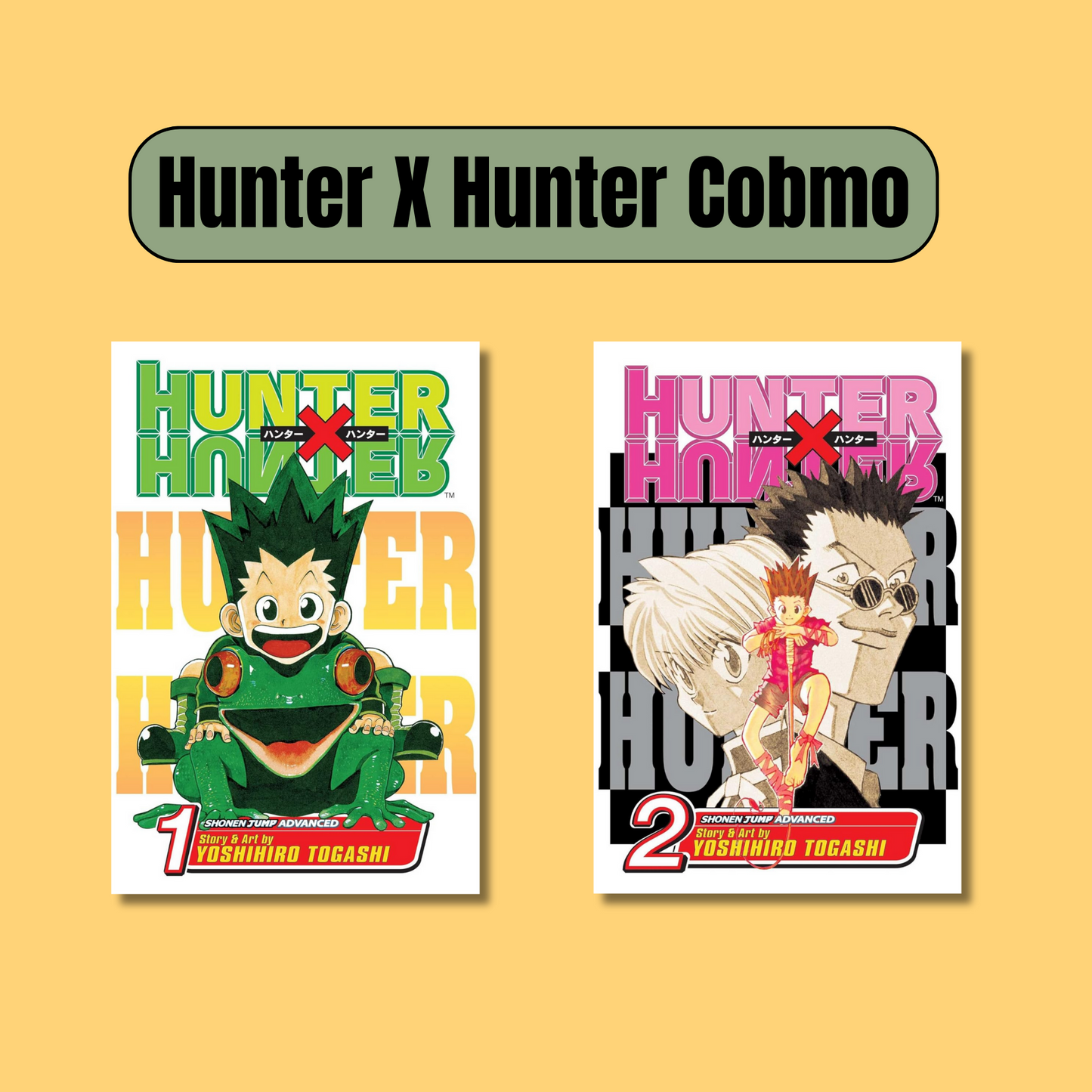 Hunter x Hunter Combo: 2 Books By Yoshihiro Togashi (Paperback) book combo set