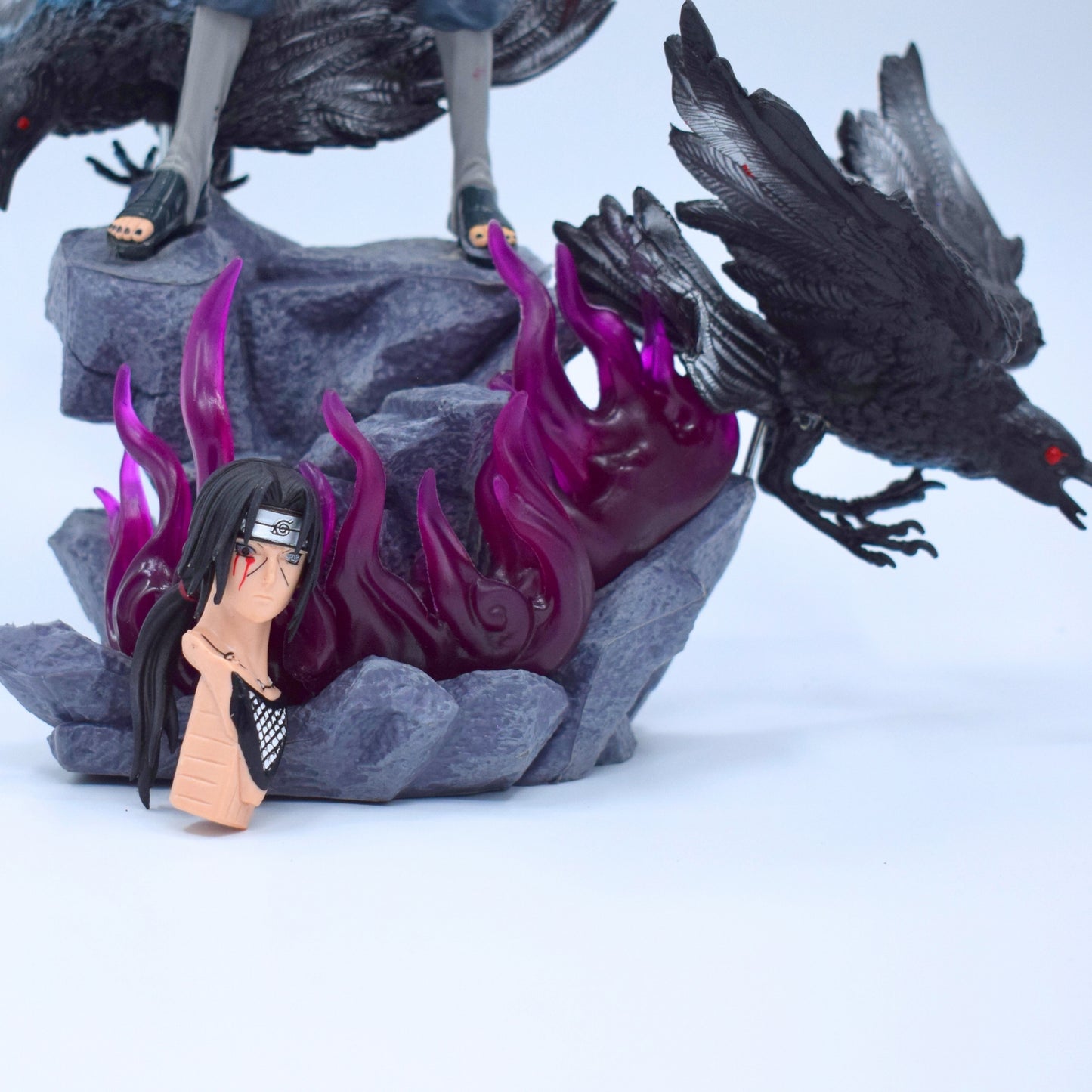 Uchiha Itachi Akatsuki Amaterasu Head Statue 38CM