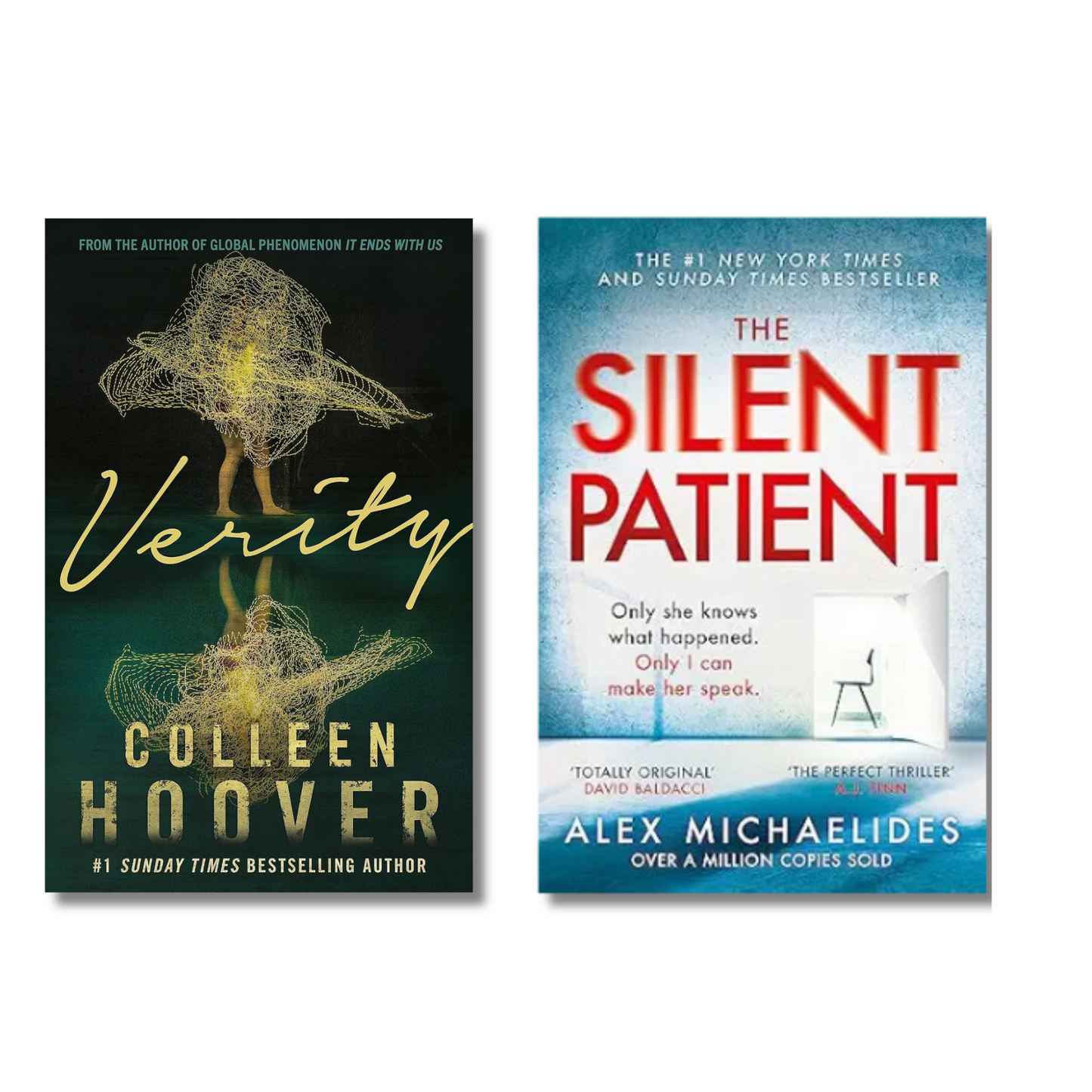(Combo 2 Book) Verity + The Silent Patient