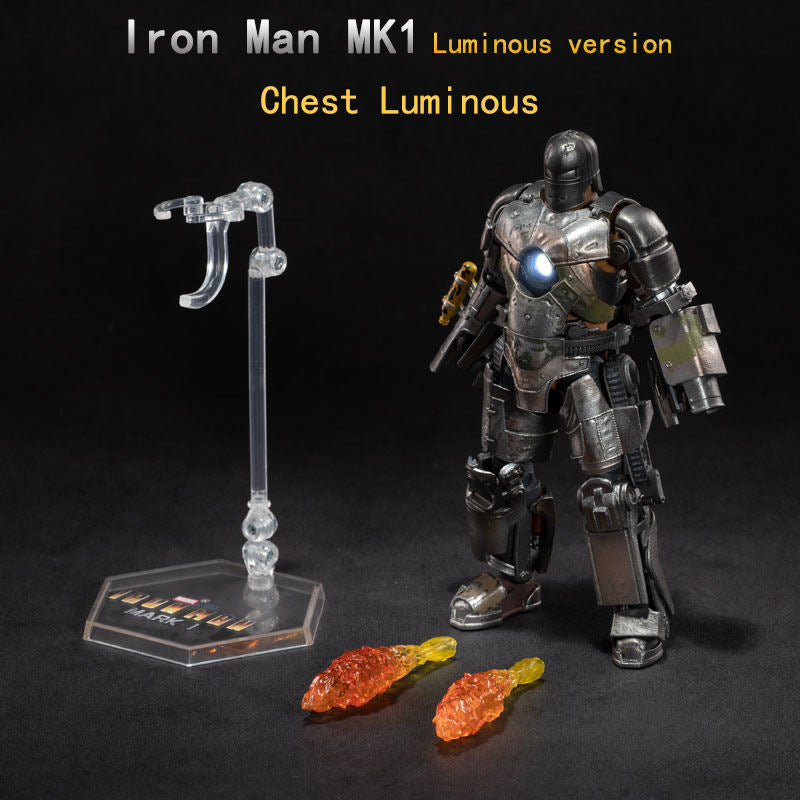 Iron Man Mark 1 — ZD Toys Action Figure - LED Light-Up edition - image 3