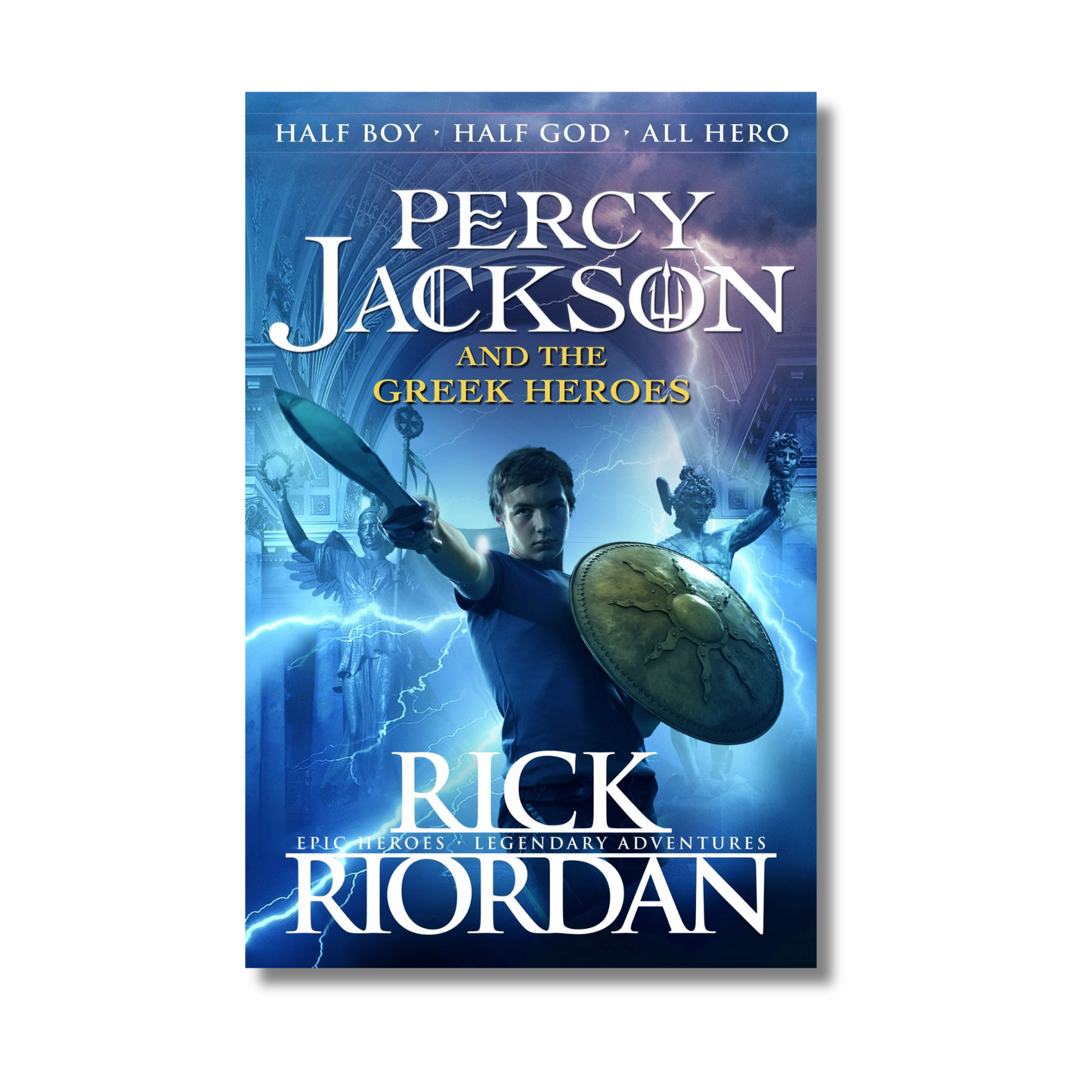 Percy Jackson and the Greek Heroes book cover
