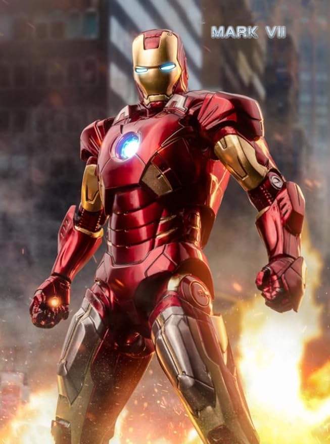 Iron Man Mark 7 — ZD Toys Action Figure - LED Light-Up edition - image 2