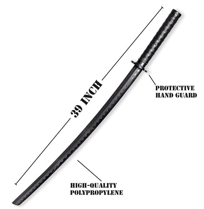 Katana Practice Sword, Polypropylene (Plastic), Bokken, 39 Inches (Without seath/Cover)