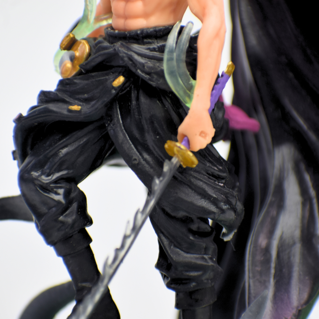 One Piece Roronoa Zoro King of Hell Figure – Grim Reaper Diorama Statue with Kaido Base