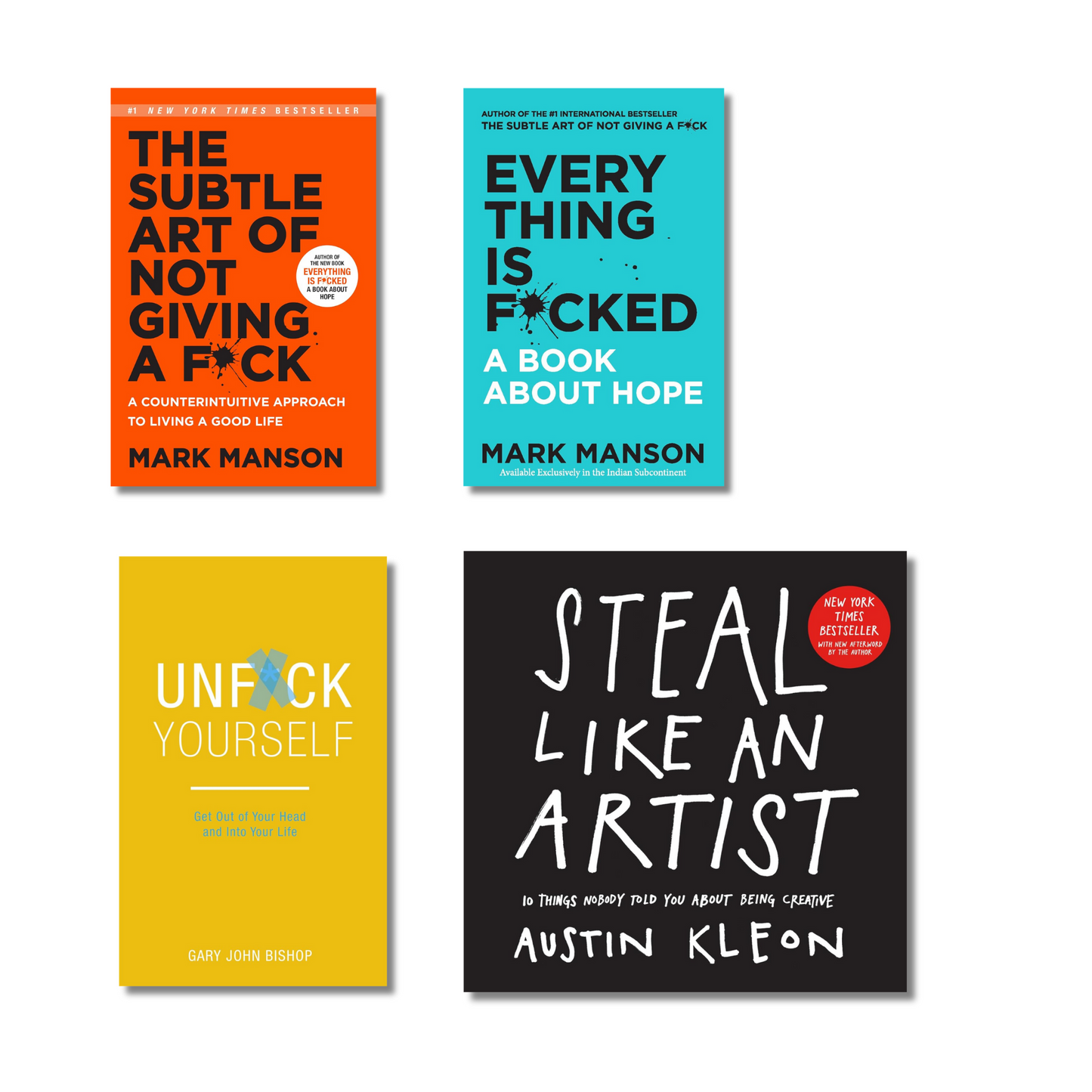 (Combo 4 Books) Self Help