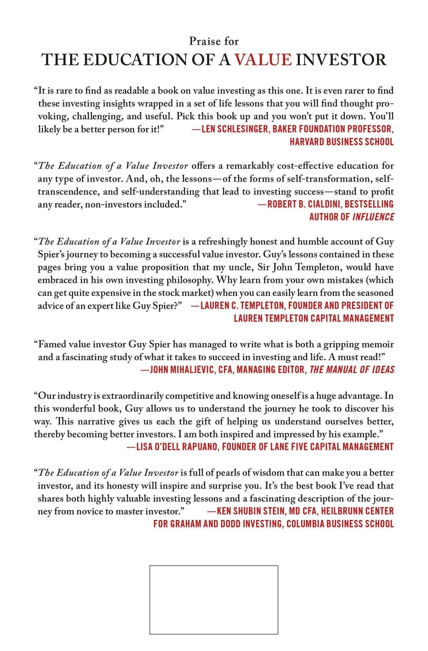 The Education Of A Value Investor book - image 2
