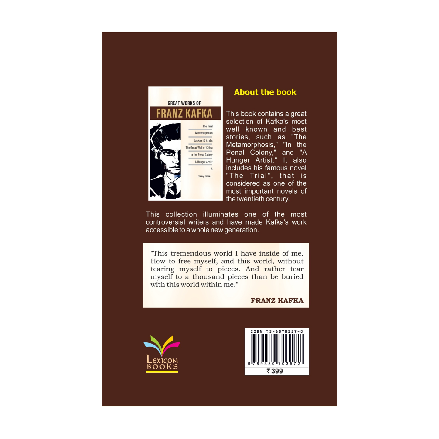 Great Work of Franz Kafka