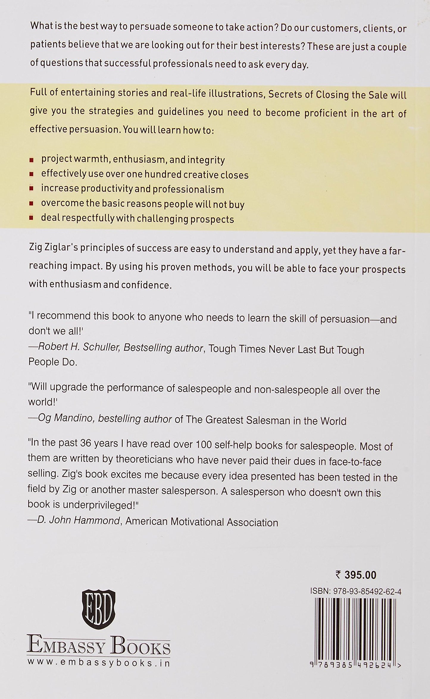 Secrets Of Closing The Sale book - image 2