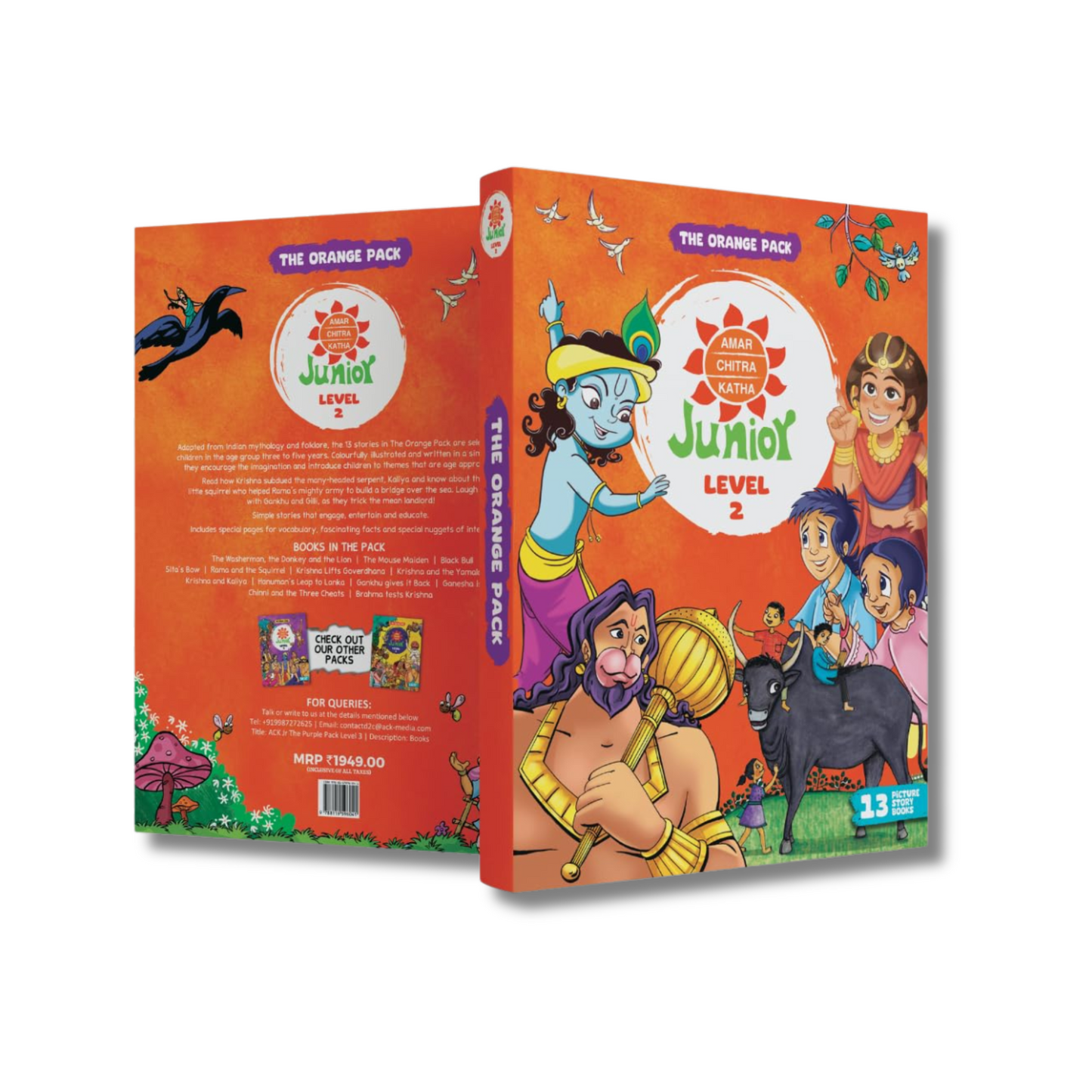 Junior Pack Level : 02 By Amar Chitra Katha (Paperback)