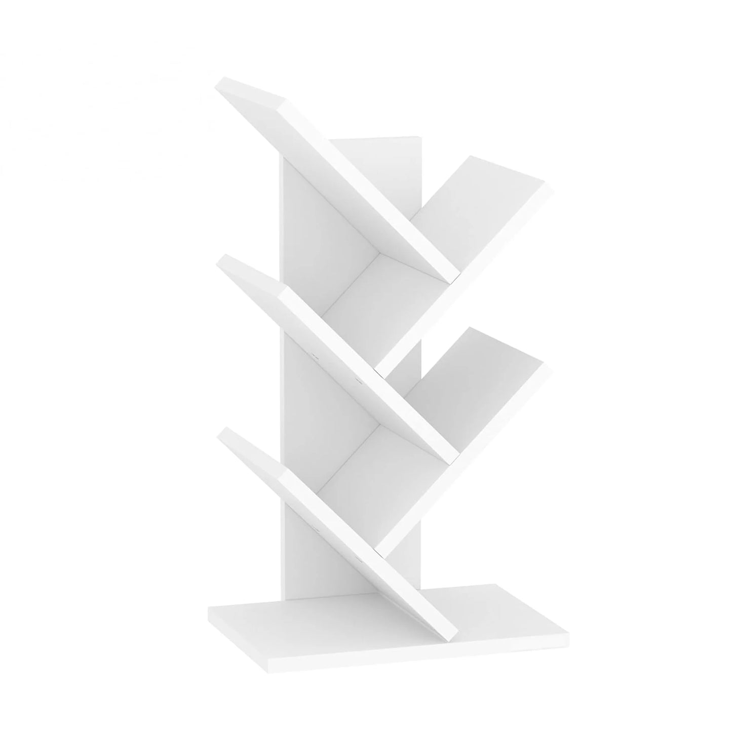 Ascend Modern Tree Bookshelf 5 Tier - Space Saving Corner Bookshelf - image 5