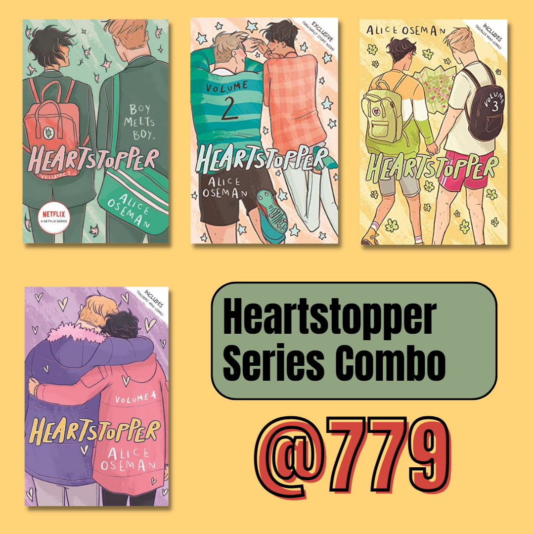Heartstopper Series Volume 1-4 Books Collection Set By Alice Oseman NEW  Paperbck