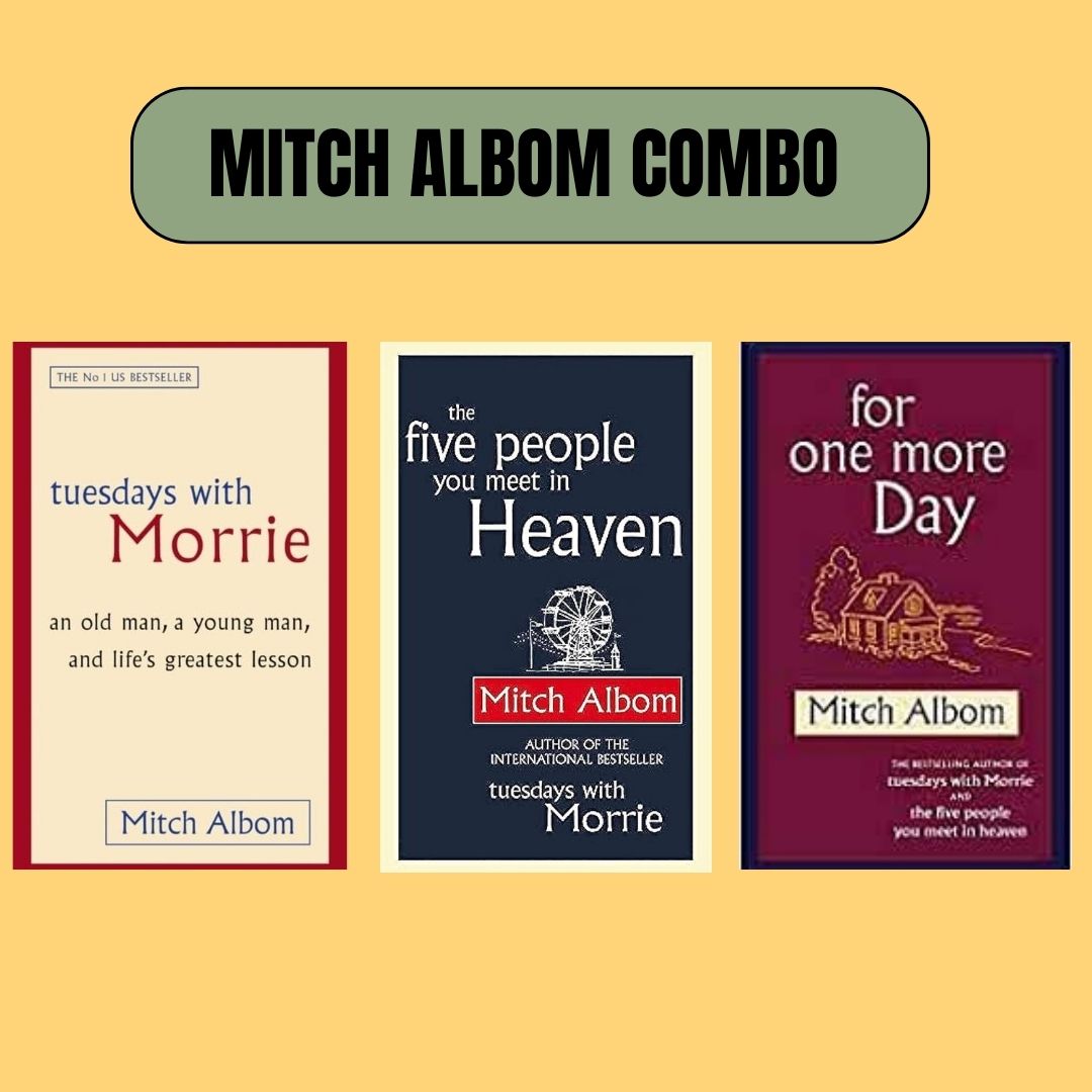 Combo Mitch Albom : 3 Books (Paperback) book combo set