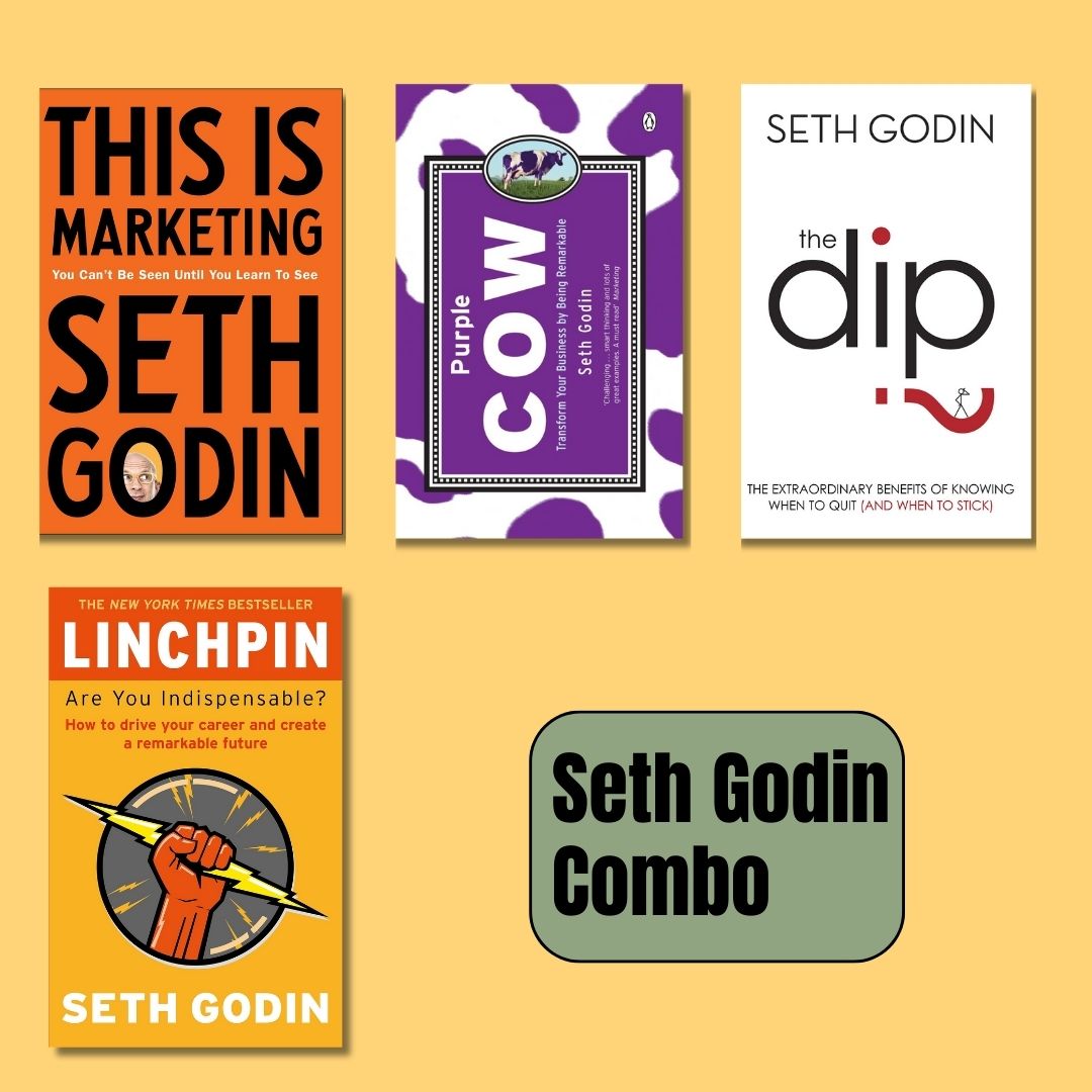 Seth Godin Combo: 4 Books (Paperback) book combo set