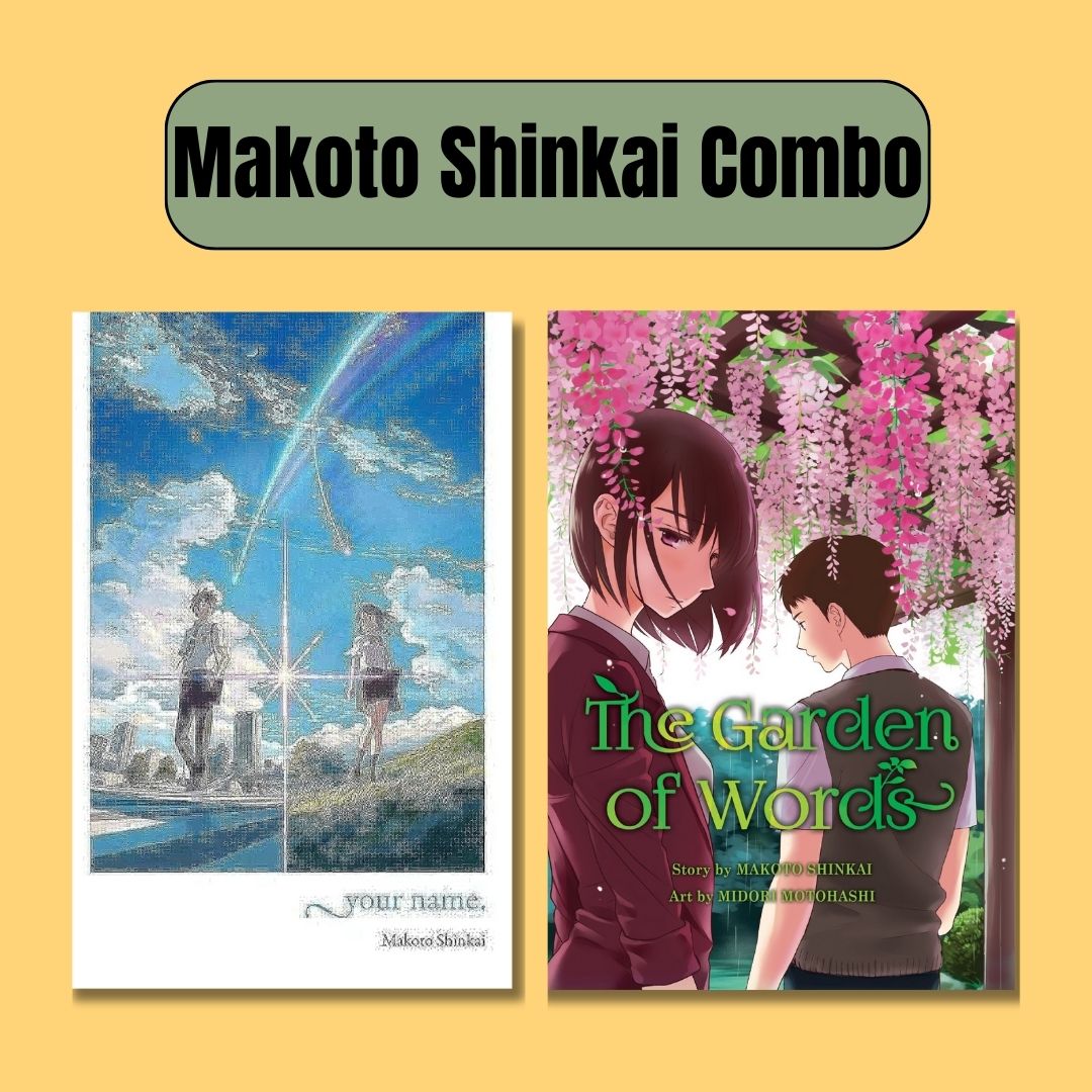 Makoto Shinkai Combo: 2 Books (Paperback) book combo set