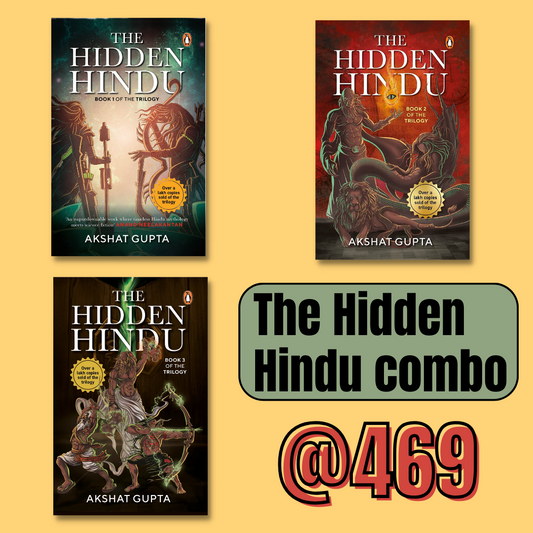 Combo Collection The Hidden Hindu (Set Of 3 Books) By Akshat Gupta (Paperback, English))
