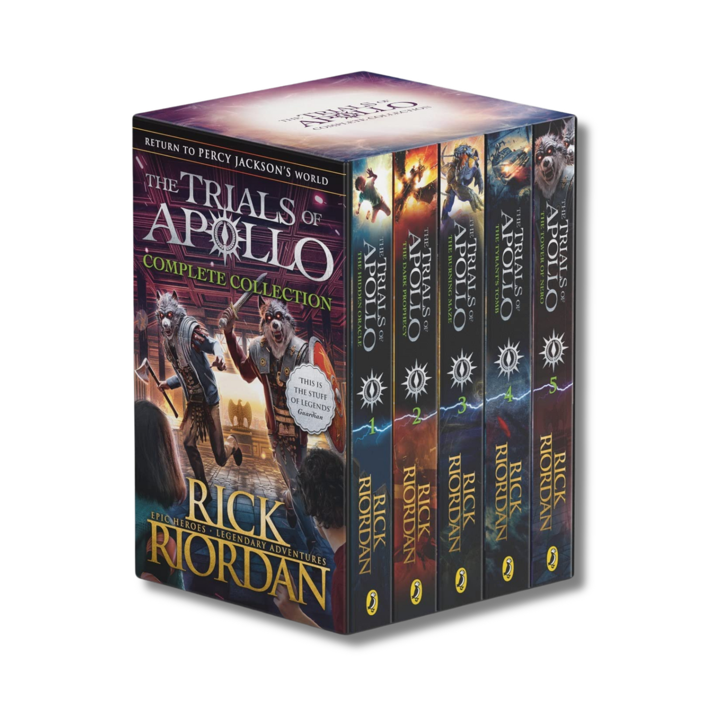 Box Set Trials Of Apollo Complete By Rick Riordan (Paperback) box set