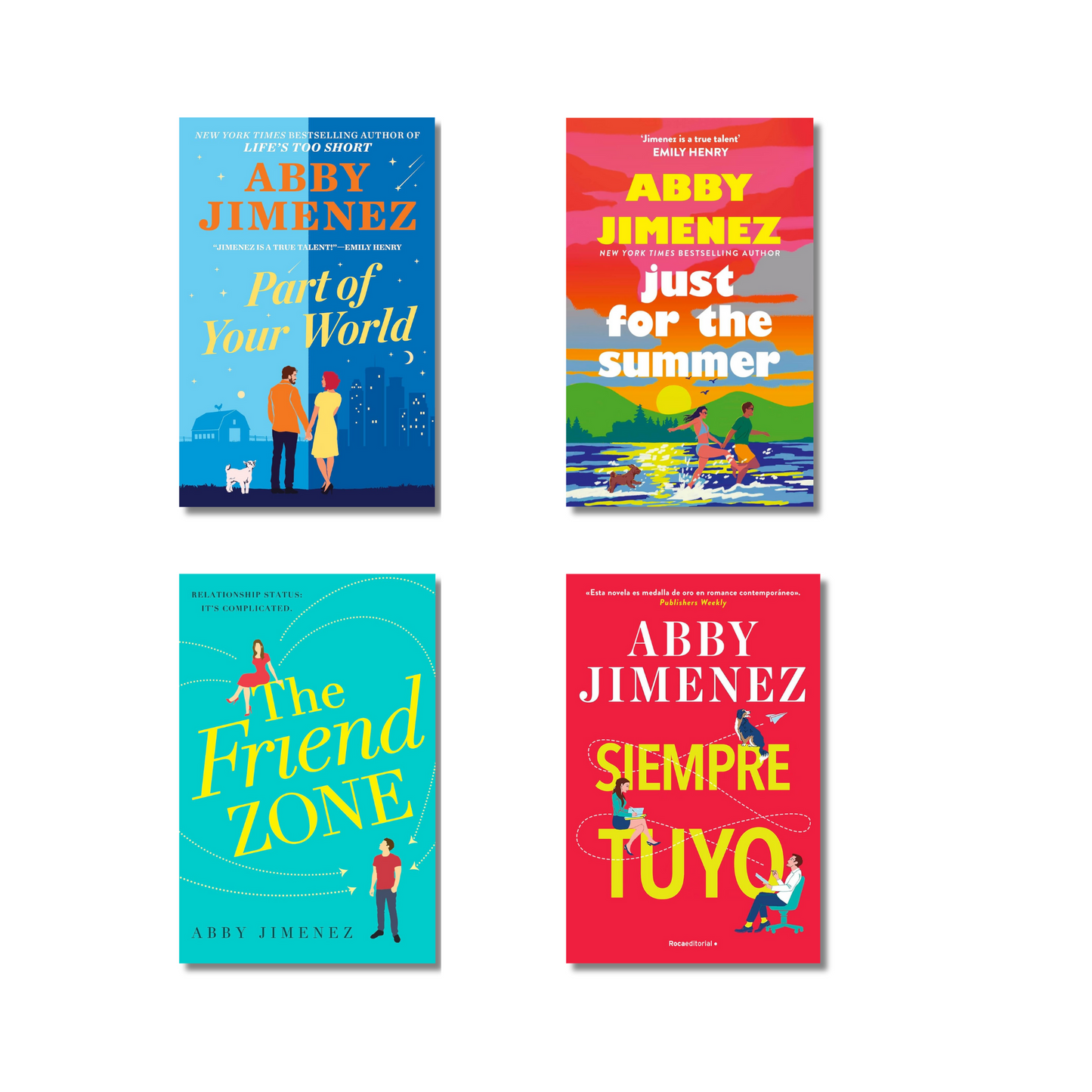 (Combo 4 Books) (Part of your World + The Friend Zone + Just for the summer + Yours Truly)