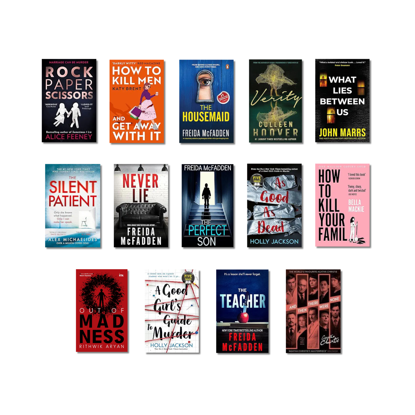 (Combo 14 Books) Psychological Thriller Bestseller