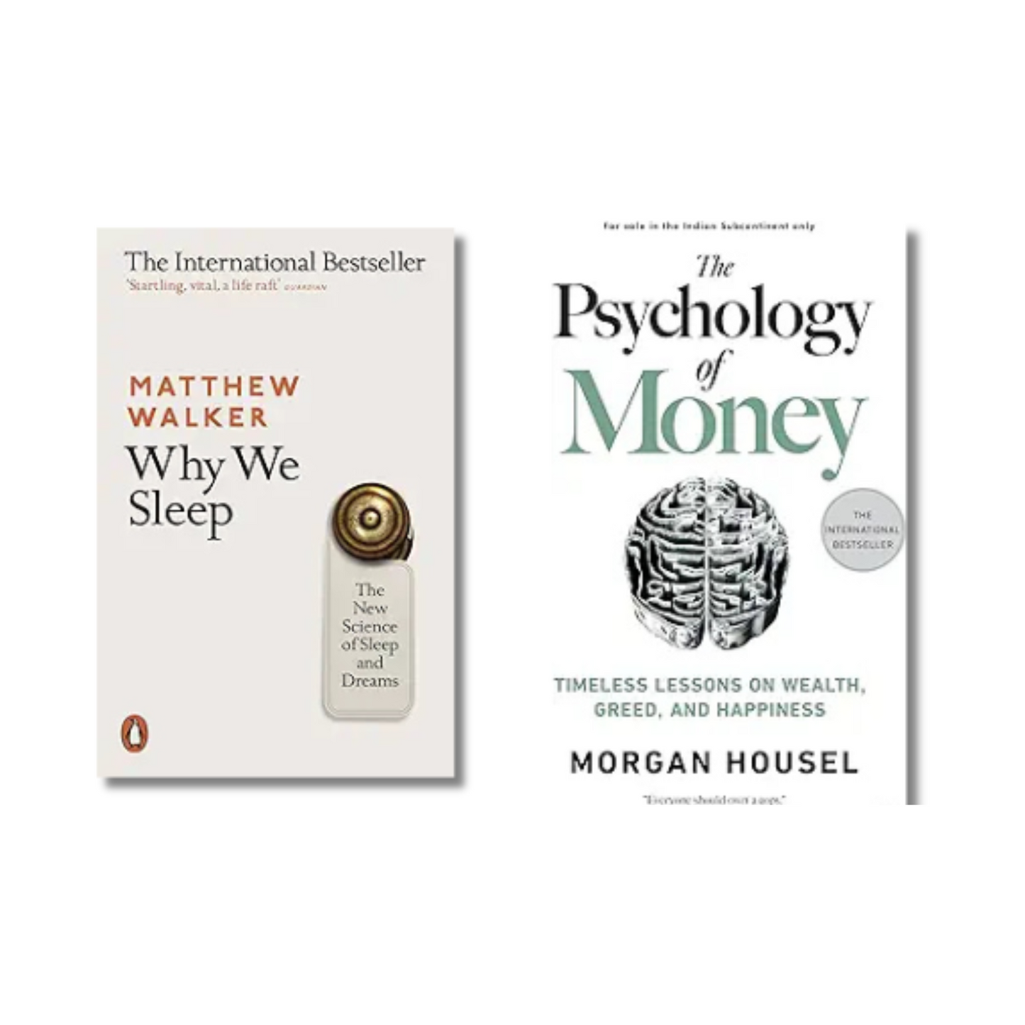 (Combo 2 Book) Why We Sleep + The Psychology of Money
