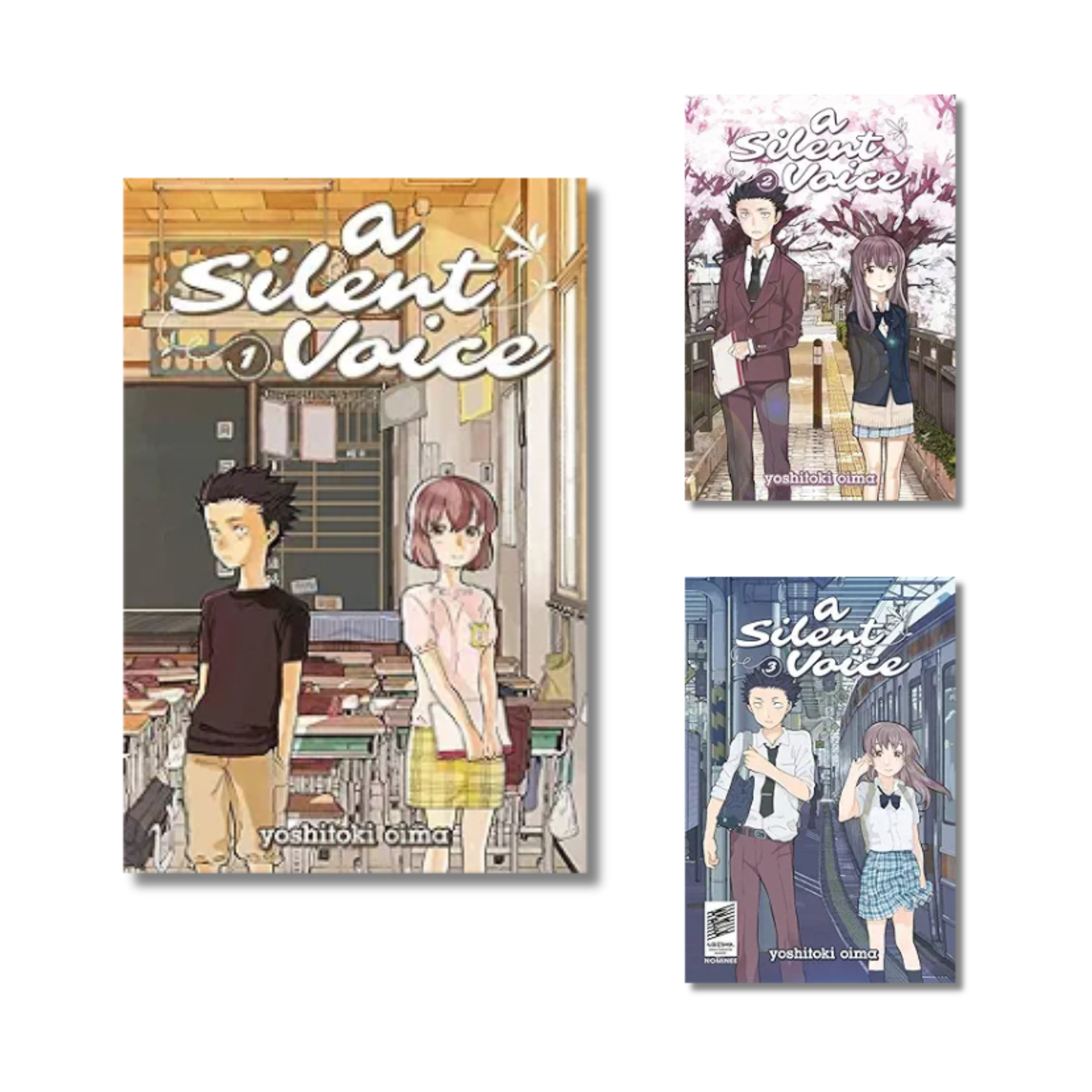 (Combo) A Silent Voice Vol. 1 + 2 + 3