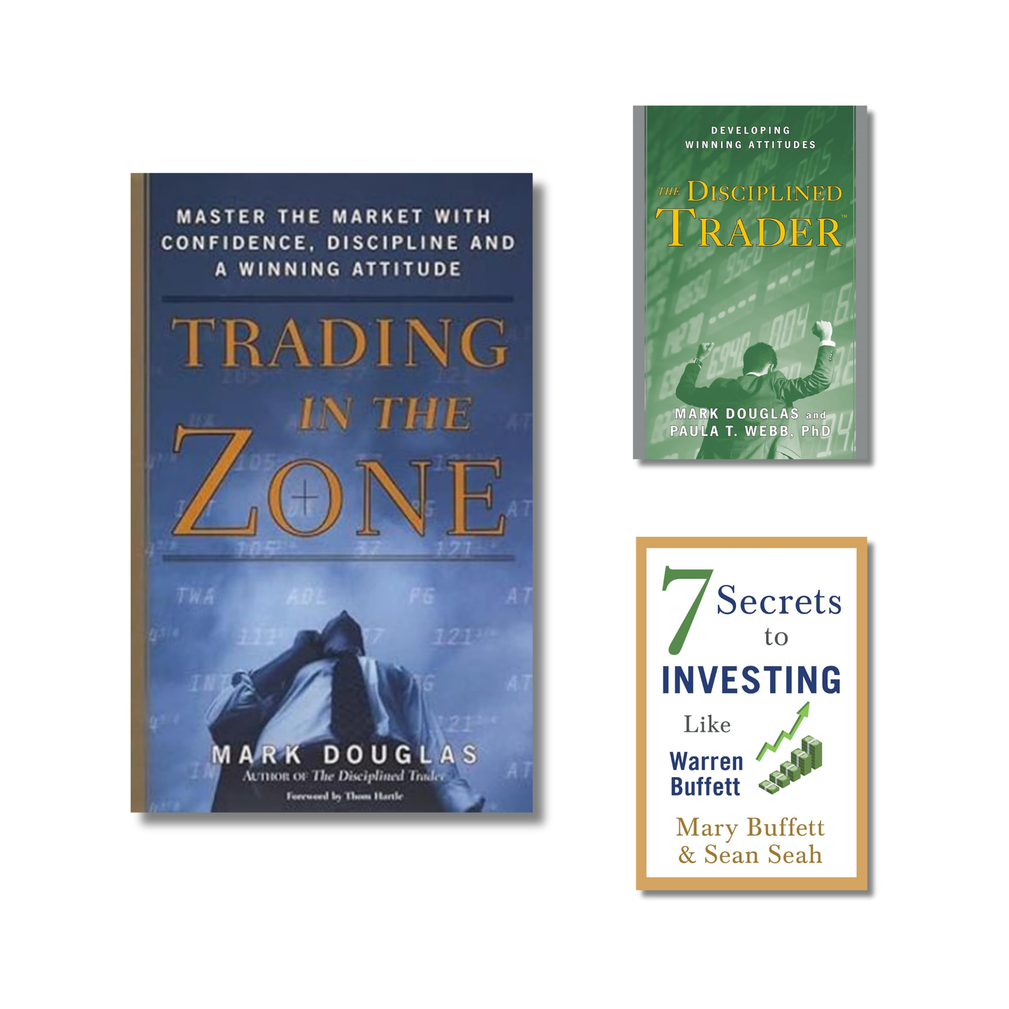 (Combo) Trading in the Zone + The Disciplined Trader + 7 Secrets to Investing Like Warren Buffett