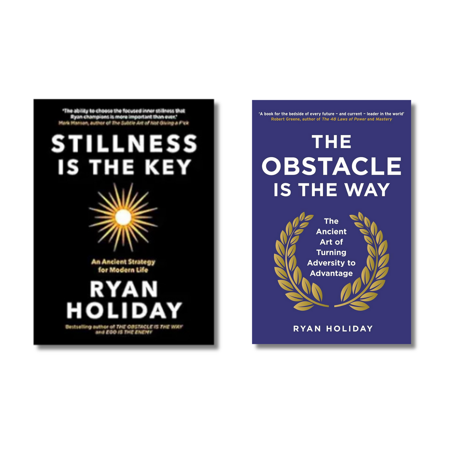 (Combo 2 Book) Stillness is the key + The Obstacle is the Way