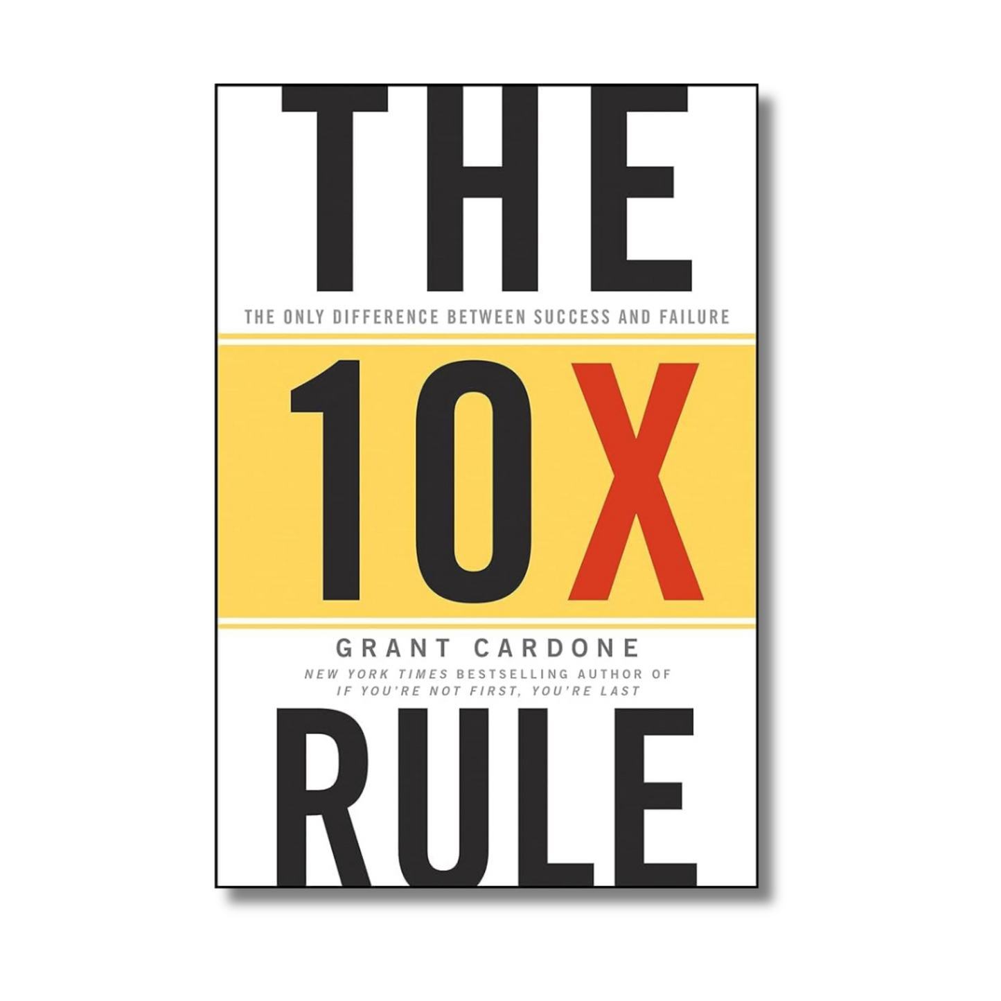 The 10X Rule book cover