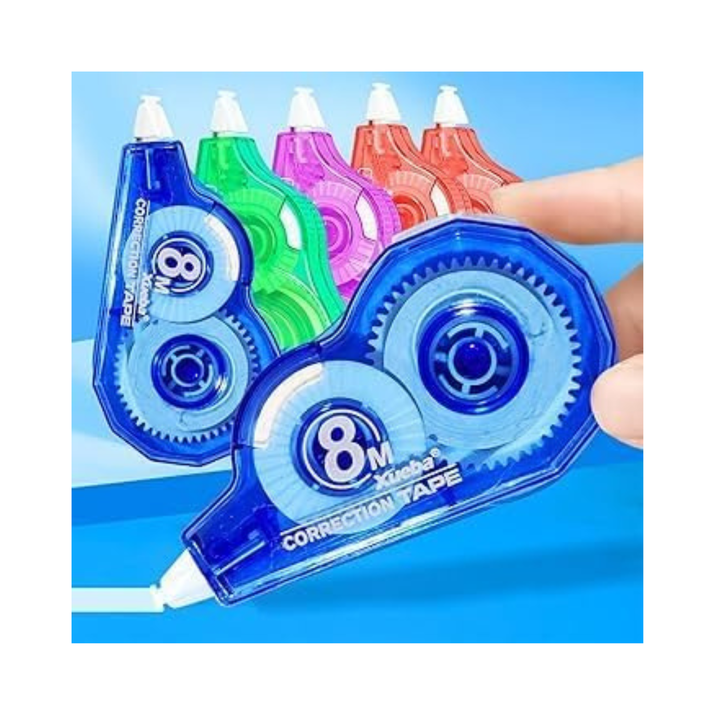 GT Correction Tape – 12m x 5mm Smooth Rolling Tape Dispenser