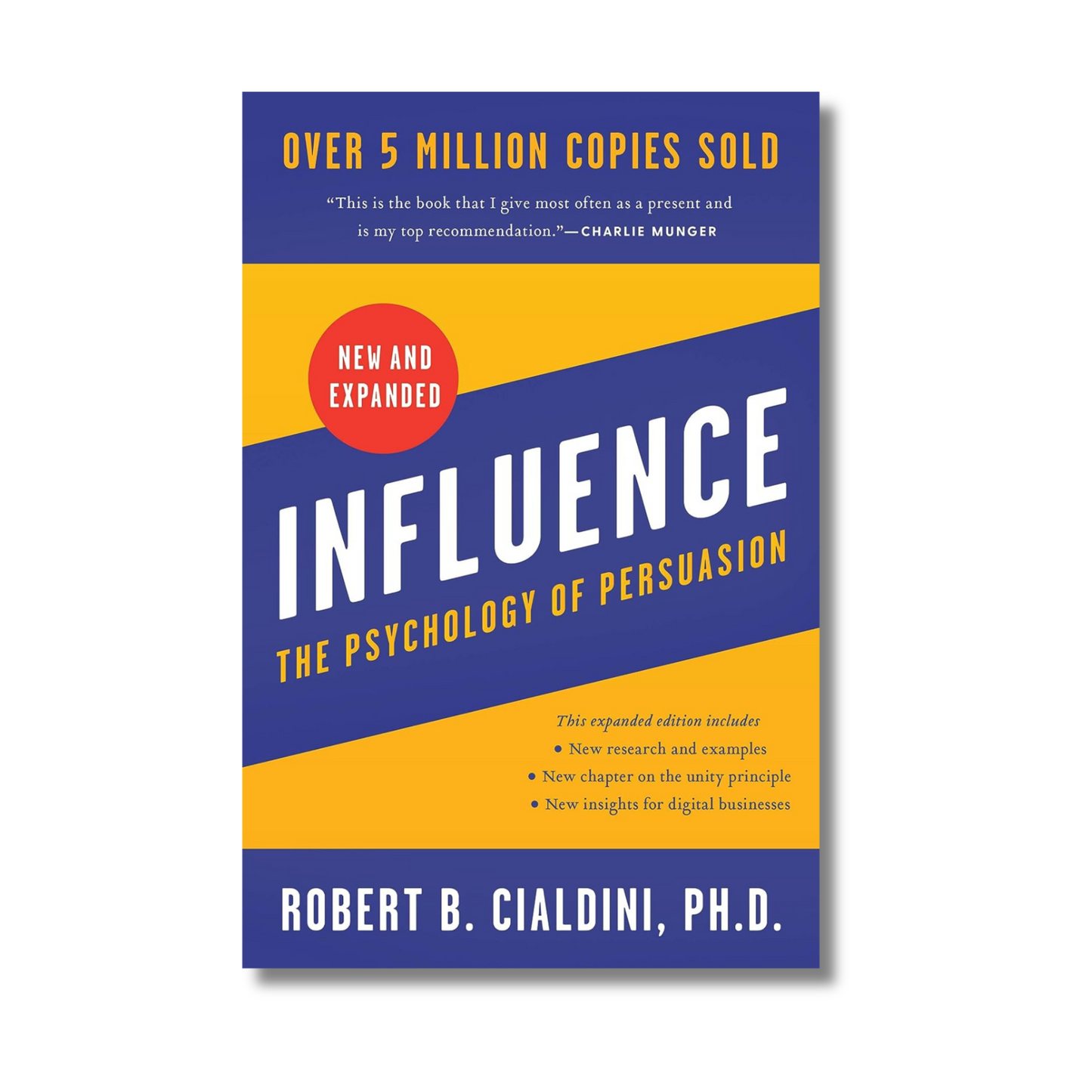 (yellow cover) Influence : The Psychology of Persuasion By PhD Robert B. Cialdini (Paperback)