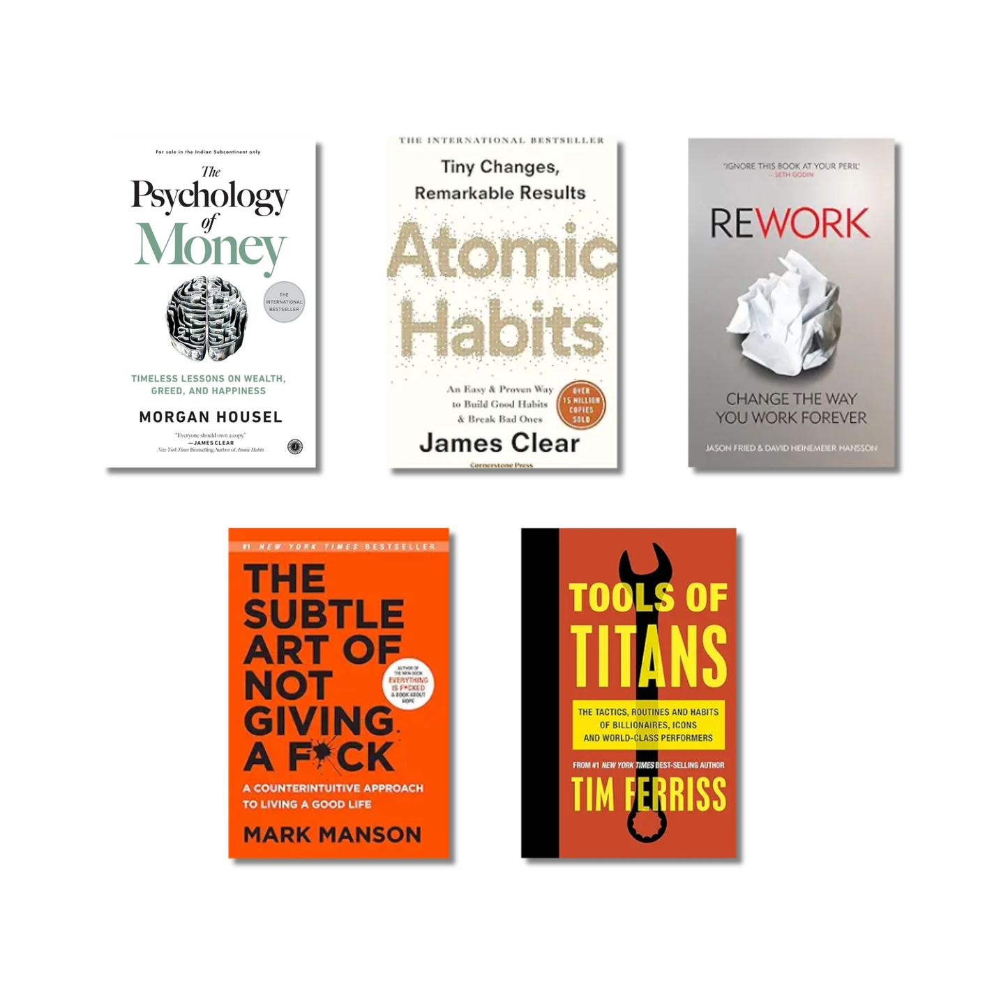 (Combo) Ankur Warikoo Success & Growth Combo – 5 Books That Shape Mindset, Money & Productivity