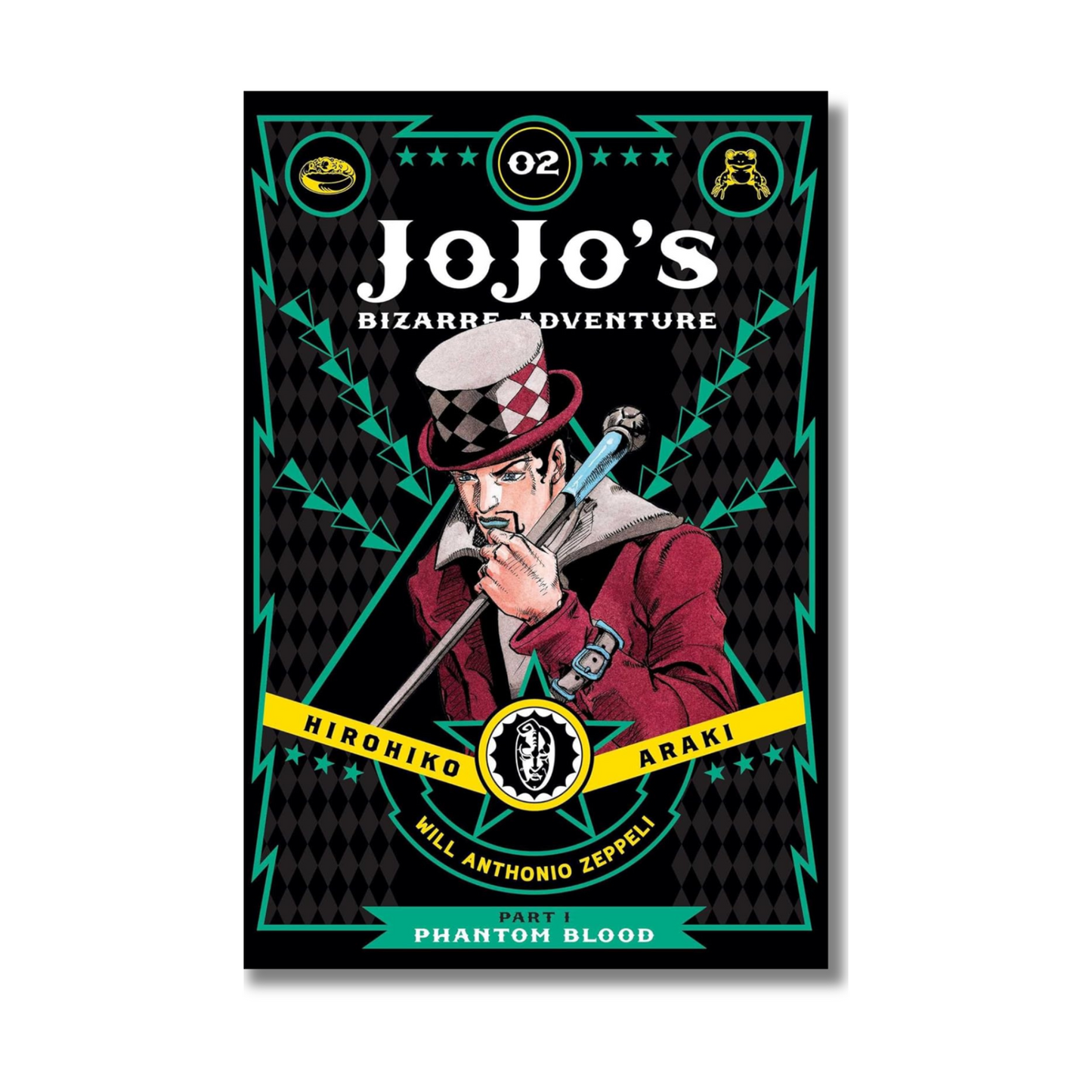 JoJo's Bizarre Adventure Part 1: Phantom Blood, Vol. 2 By Hirohiko Araki (Paperback) manga cover