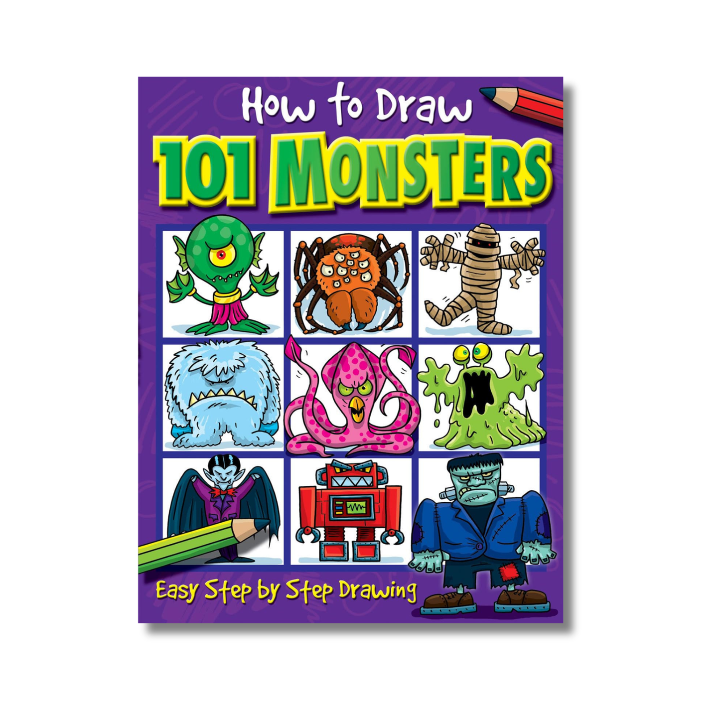 How to Draw 101 Monsters: Easy Step-by-step Drawing (How to draw)