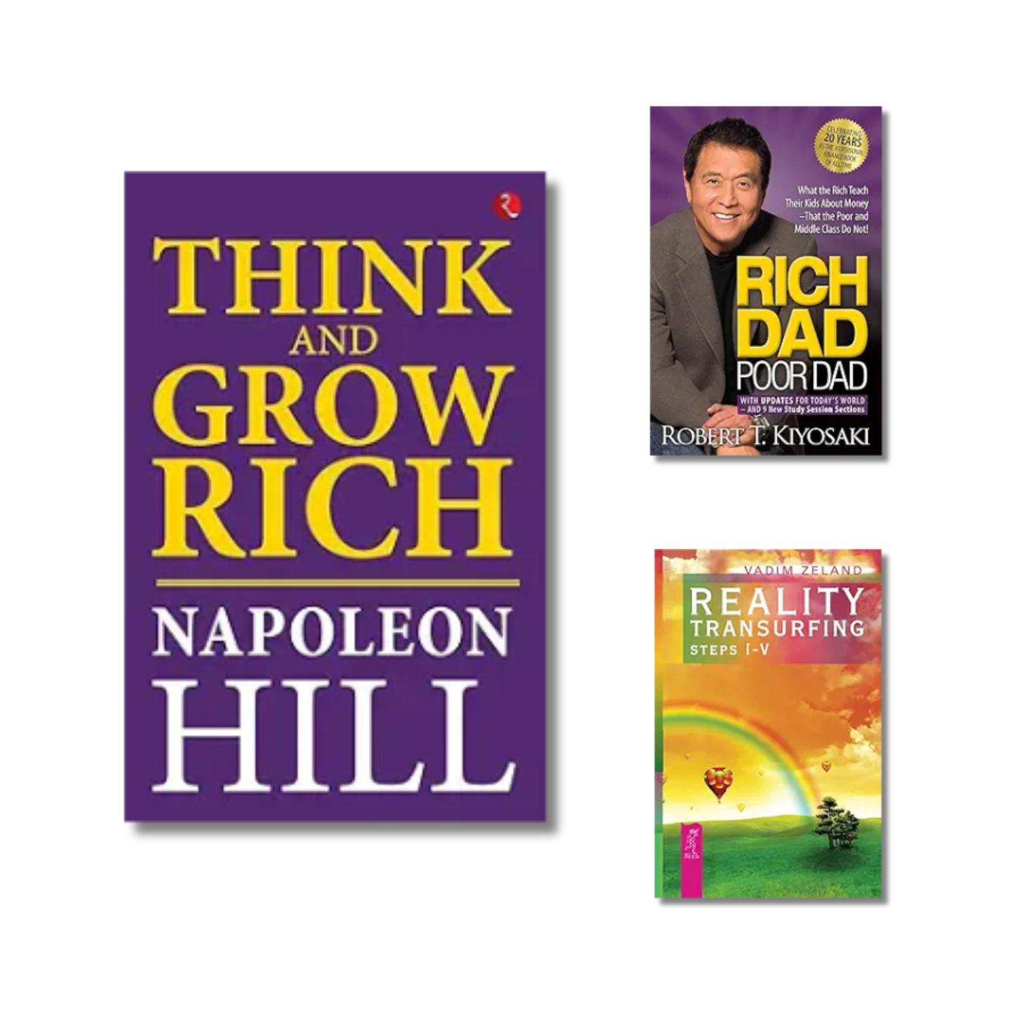 (Combo) Iman Gadzhi Success Mindset Combo – Think and Grow Rich, Rich Dad Poor Dad & Reality Transurfing