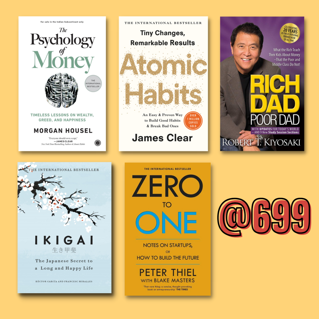 Combo Collection for money discipline (Set of 5 Books) (Paperback) book combo set