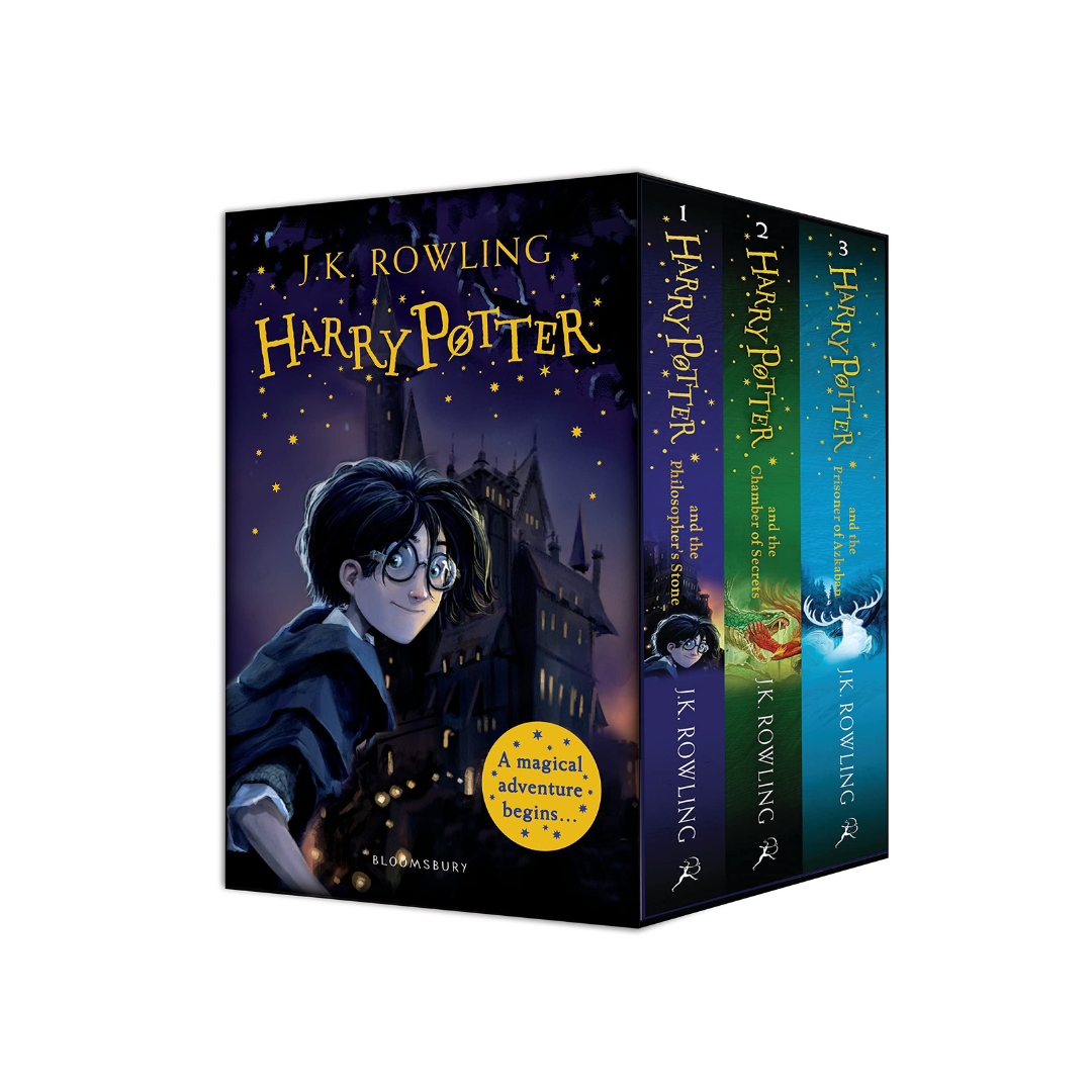 Harry Potter 1-3 Box Set: A Magical Adventure Begins By J.K. Rowling (Paperback )