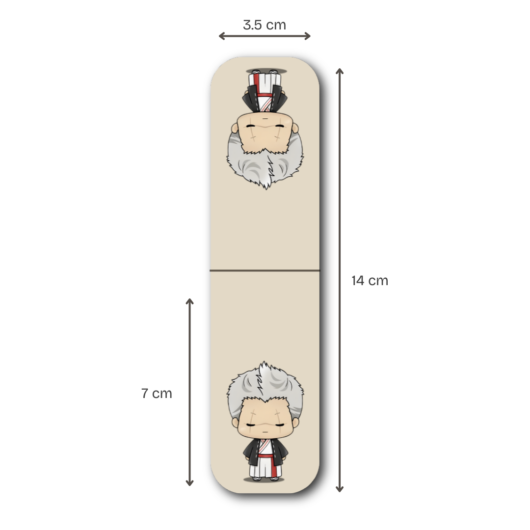 Hell's Paradise Magnetic Bookmarks – Set of 6 | Chibi Gabimaru, Sagiri, Yuzuriha & More
