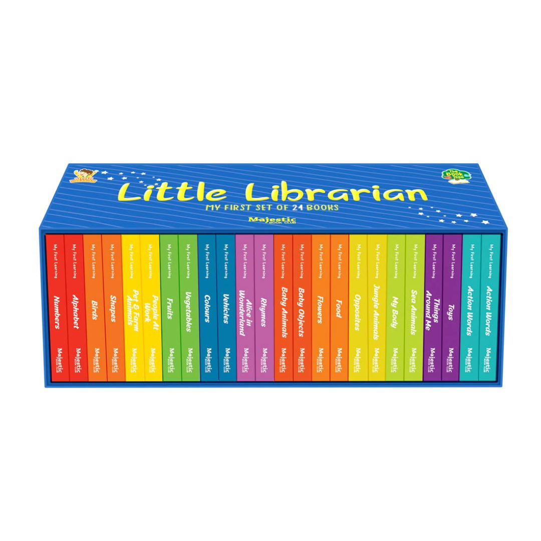 My First Little Librarian: Boxset of 24 Best Board Books By The Book Tree