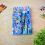 Kids Cartoon Stationery Gift Set - Pencil Box Combo (Frozen & Spiderman Themes)
