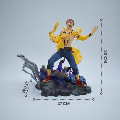 Sukuna Unleashed – 30cm Premium Anime Figure with Destruction Base