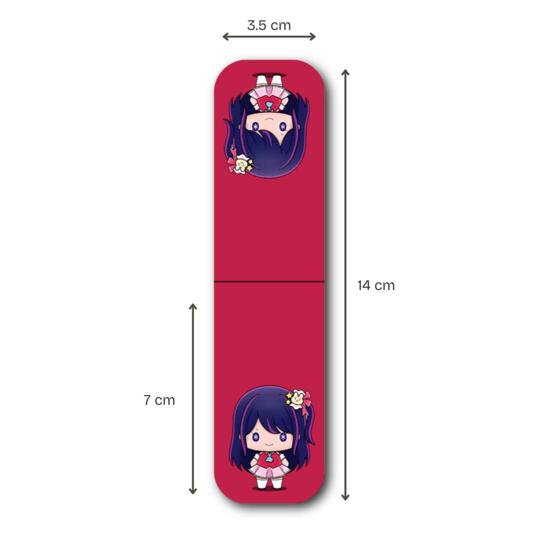 Oshi no Ko Magnetic Bookmarks – Set of 6 | Chibi Ai, Ruby, Aqua, Kana & More
