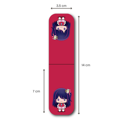 Oshi no Ko Magnetic Bookmarks – Set of 6 | Chibi Ai, Ruby, Aqua, Kana & More