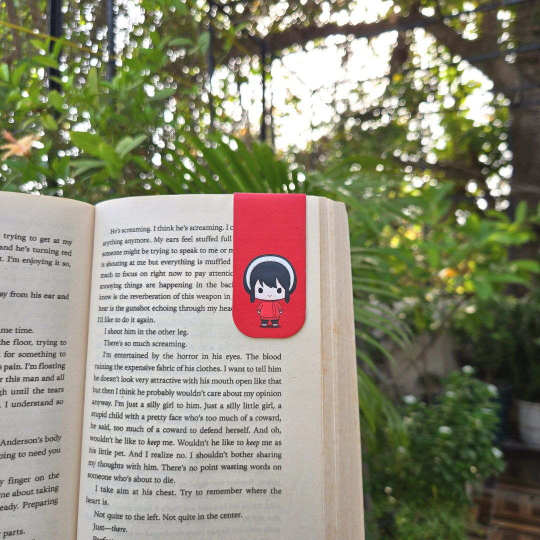 Spy x Family Magnetic Bookmarks – Set of 6 | Chibi Loid, Yor, Anya, Bond & More