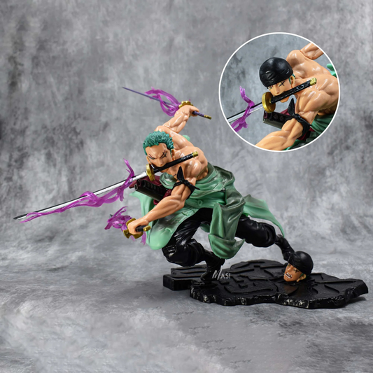 Roronoa Zoro with Double Head Battle Mode Action Figure